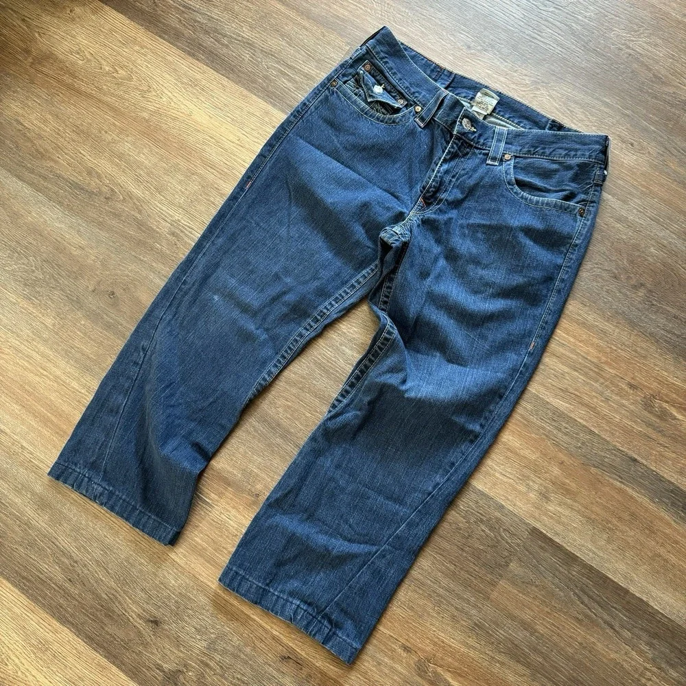 True Religion Joey Jeans Flap Pocket‎ Blue Men's Sz *38x26 READ